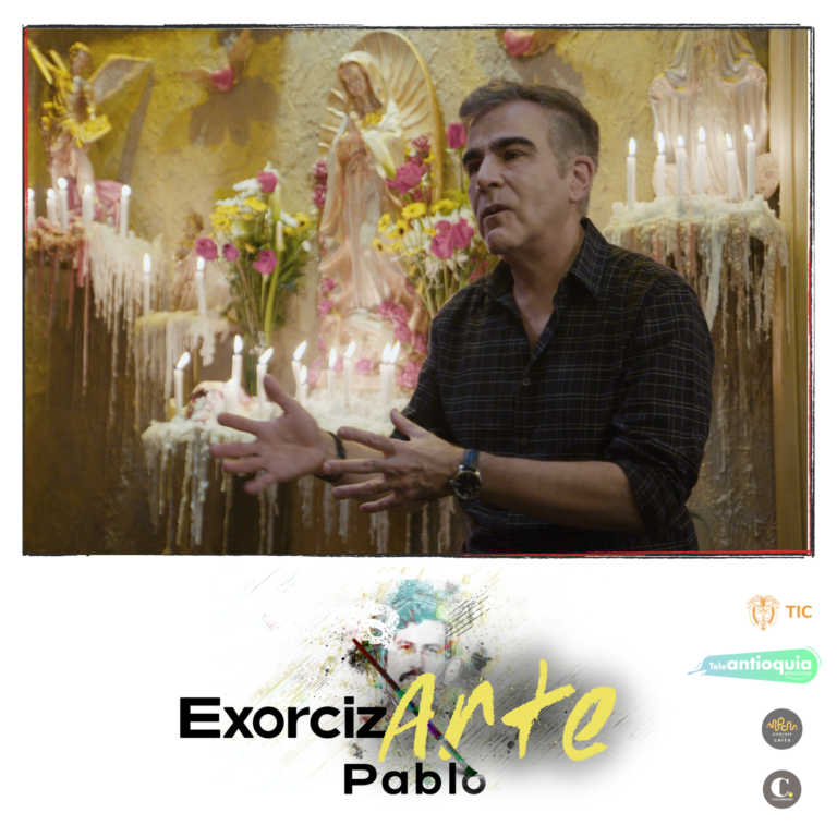 Jorge-Franco- ExorcizArte Pablo serie Pablo Escobar arte podcastalacarta Medellin